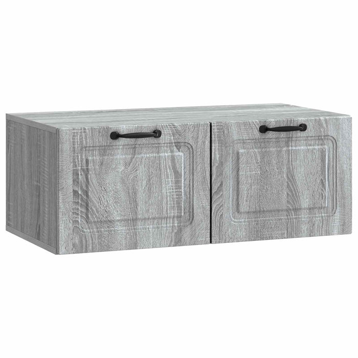 Oglindă TV montată pe perete Sonoma gri 78,5 x 41 x 30 cm - WALTI WALTI