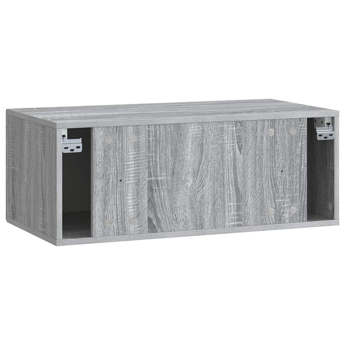 Oglindă TV montată pe perete Sonoma gri 78,5 x 41 x 30 cm - WALTI WALTI