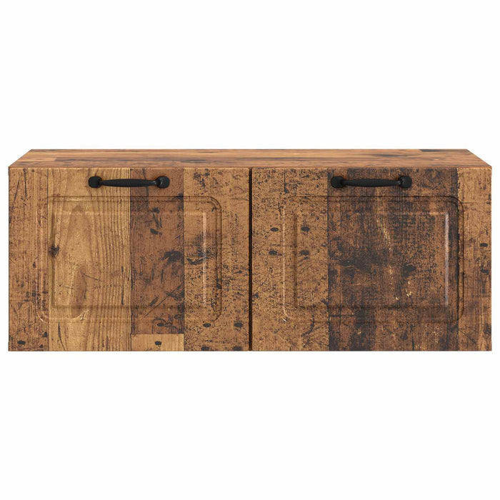 Oglindă TV montată pe perete Lemn vechi 78,5 x 41 x 30 cm - WALTI WALTI