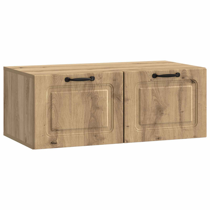 Oglindă TV montată pe perete Stejar Artizanal 78,5 x 41 x 30 cm - WALTI WALTI