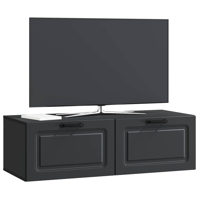 Oglindă TV montată pe perete Pe perete Negru 98 x 41 x 30 cm - WALTI WALTI