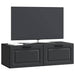 Oglindă TV montată pe perete Pe perete Negru 98 x 41 x 30 cm - WALTI WALTI