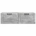 Oglindă TV montată pe perete Gri Beton 98 x 41 x 30 cm - WALTI WALTI