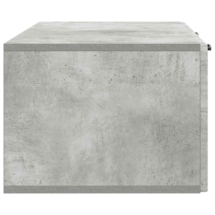 Oglindă TV montată pe perete Gri Beton 98 x 41 x 30 cm - WALTI WALTI