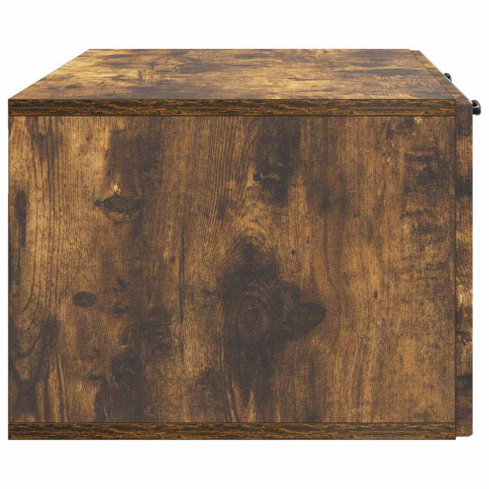 Oglindă TV montată pe perete Stejar fumuriu 98 x 41 x 30 cm - WALTI WALTI