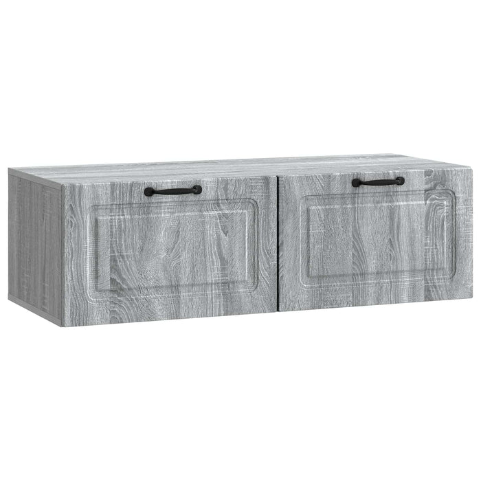 Oglindă TV montată pe perete Sonoma gri 98 x 41 x 30 cm - WALTI WALTI
