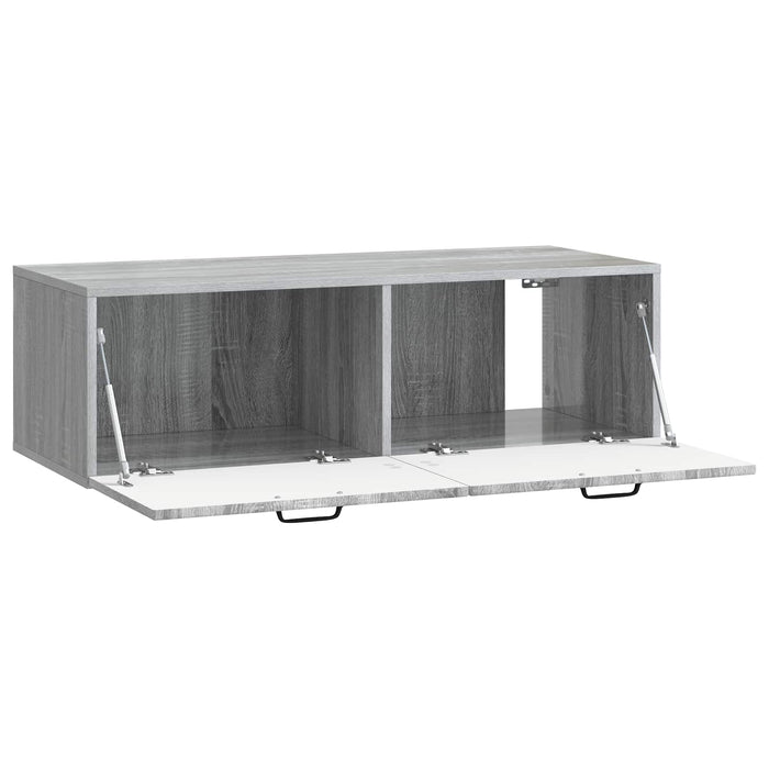 Oglindă TV montată pe perete Sonoma gri 98 x 41 x 30 cm - WALTI WALTI
