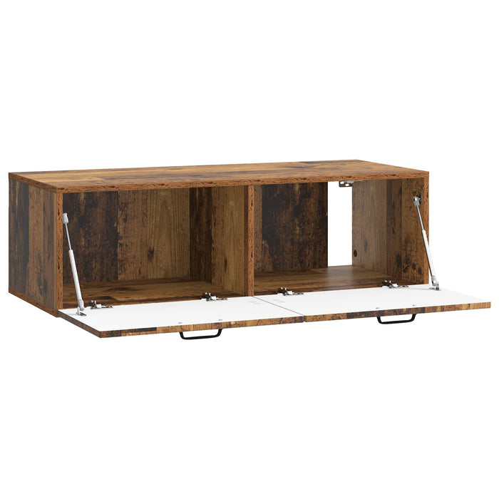 Oglindă TV montată pe perete Lemn vechi 98 x 41 x 30 cm - WALTI WALTI