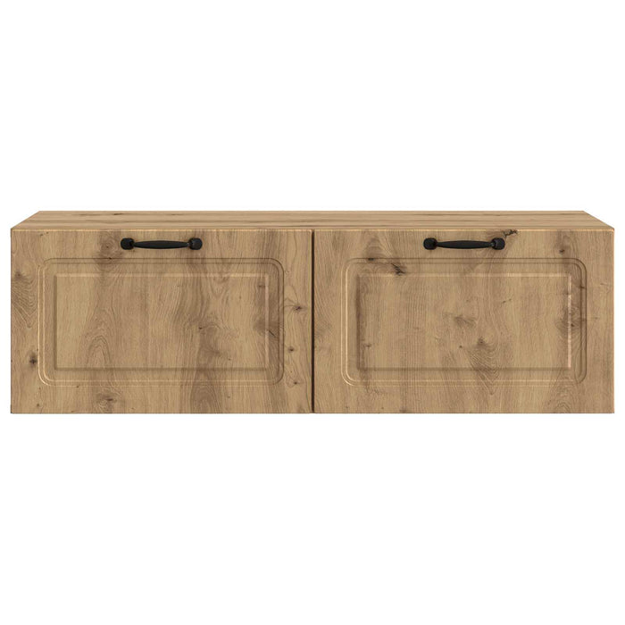 Oglindă TV montată pe perete Stejar Artizanal 98 x 41 x 30 cm - WALTI WALTI