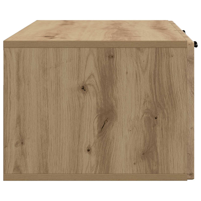 Oglindă TV montată pe perete Stejar Artizanal 98 x 41 x 30 cm - WALTI WALTI