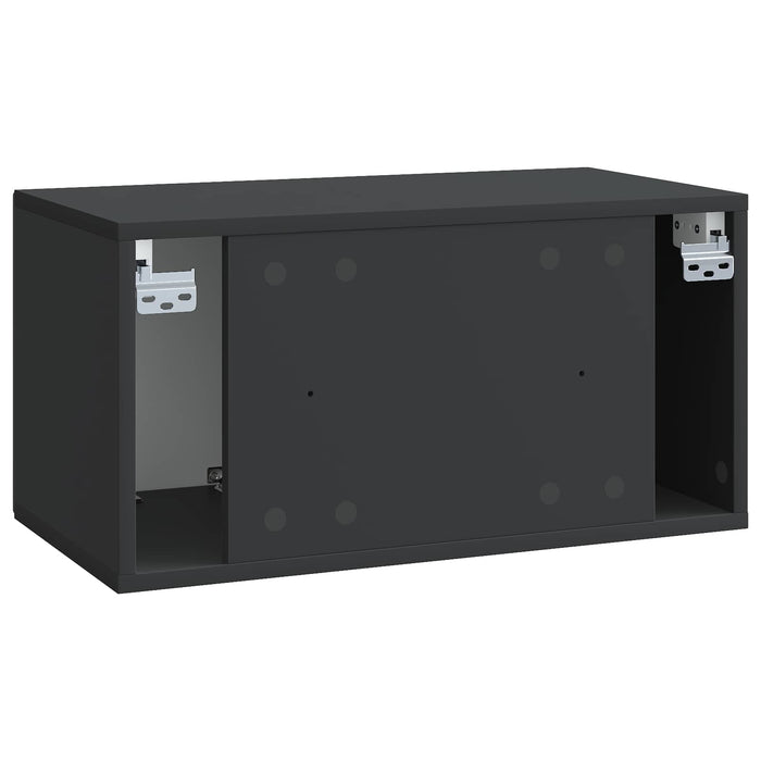 Oglindă TV montată pe perete Pe perete Negru 59,5 x 31 x 30 cm - WALTI WALTI