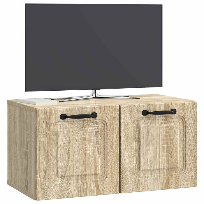 Oglindă TV montată pe perete Stejar Sonoma 59,5 x 31 x 30 cm - WALTI WALTI