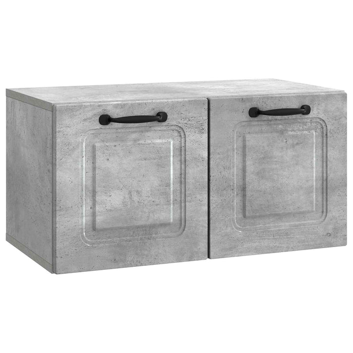 Oglindă TV montată pe perete Gri Beton 59,5 x 31 x 30 cm - WALTI WALTI