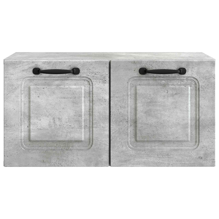 Oglindă TV montată pe perete Gri Beton 59,5 x 31 x 30 cm - WALTI WALTI