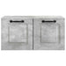 Oglindă TV montată pe perete Gri Beton 59,5 x 31 x 30 cm - WALTI WALTI