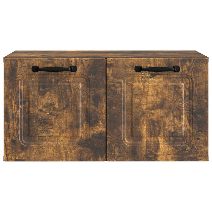 Oglindă TV montată pe perete Stejar fumuriu 59,5 x 31 x 30 cm - WALTI WALTI