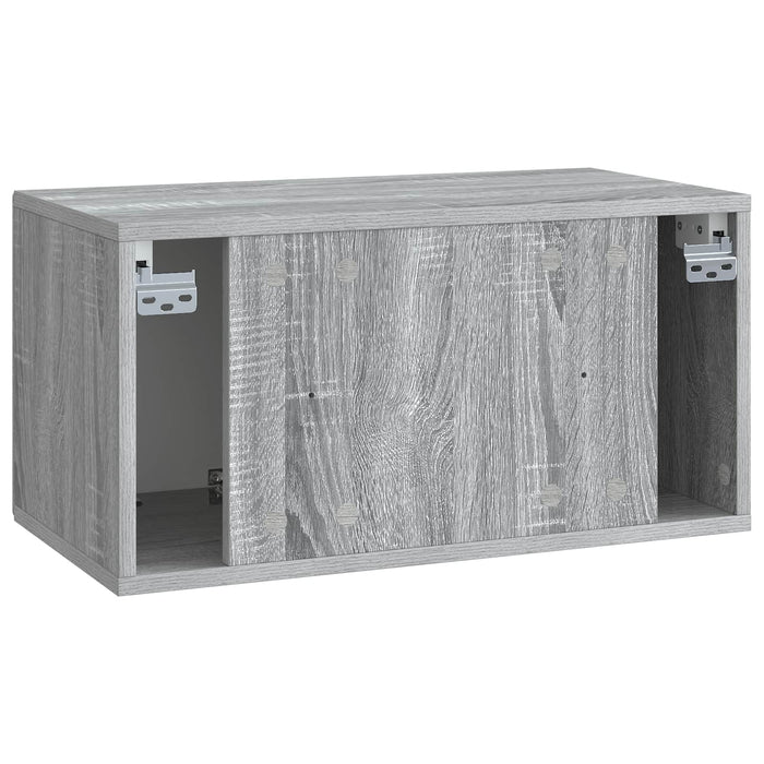Oglindă TV montată pe perete Sonoma gri 59,5 x 31 x 30 cm - WALTI WALTI