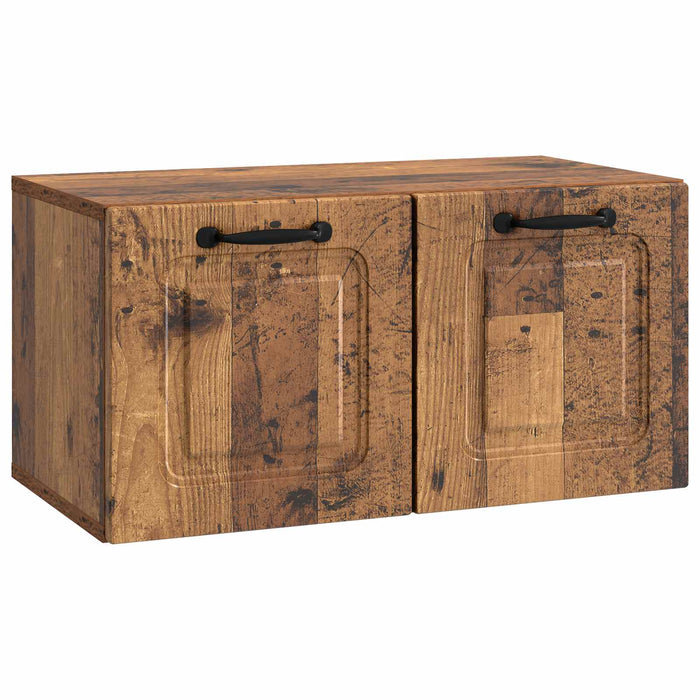 Oglindă TV montată pe perete Lemn vechi 59,5 x 31 x 30 cm - WALTI WALTI