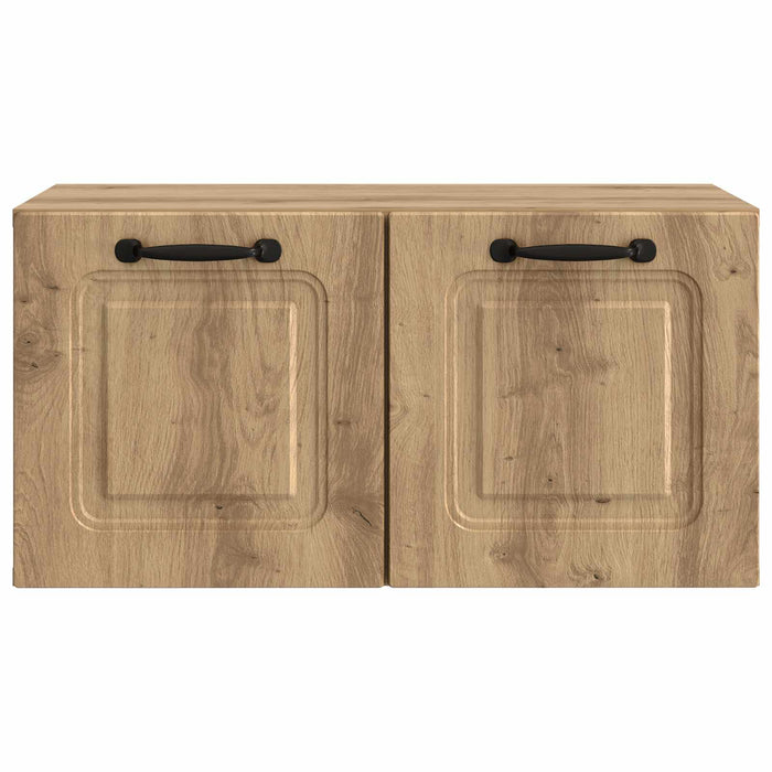Oglindă TV montată pe perete Stejar Artizanal 59,5 x 31 x 30 cm - WALTI WALTI