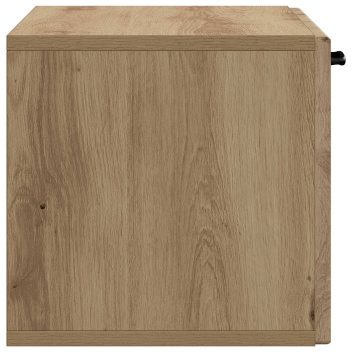 Oglindă TV montată pe perete Stejar Artizanal 59,5 x 31 x 30 cm - WALTI WALTI