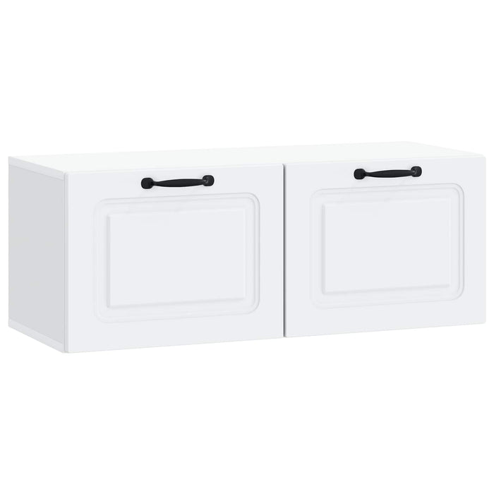Oglindă TV montată pe perete Pe perete Alb 78,5 x 31 x 30 cm - WALTI WALTI