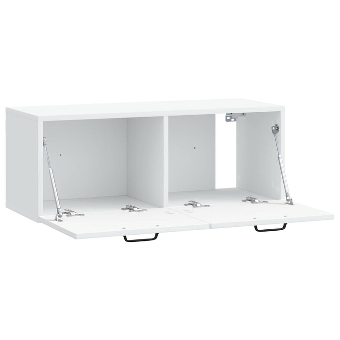 Oglindă TV montată pe perete Pe perete Alb 78,5 x 31 x 30 cm - WALTI WALTI