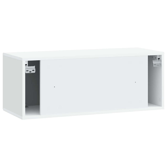 Oglindă TV montată pe perete Pe perete Alb 78,5 x 31 x 30 cm - WALTI WALTI