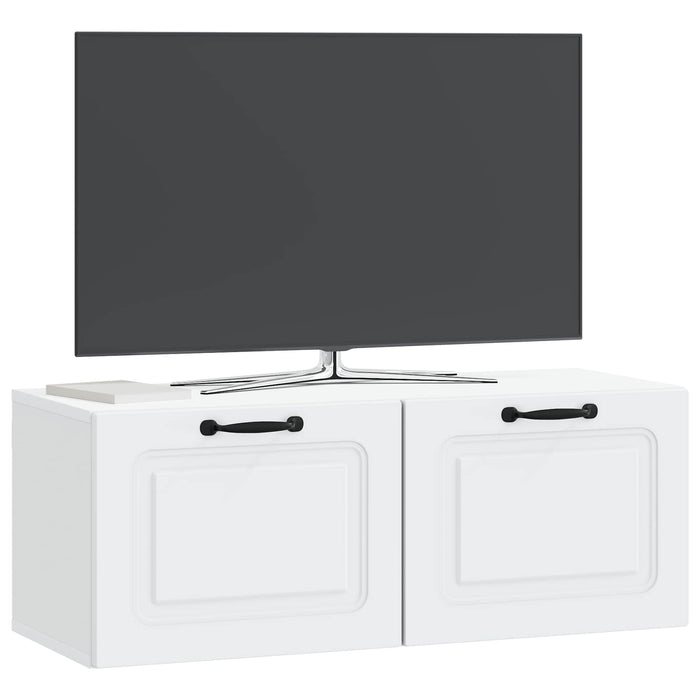 Oglindă TV montată pe perete Pe perete Alb 78,5 x 31 x 30 cm - WALTI WALTI