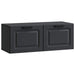 Oglindă TV montată pe perete Pe perete Negru 78,5 x 31 x 30 cm - WALTI WALTI