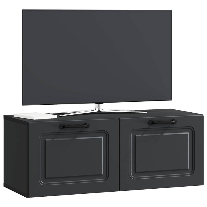 Oglindă TV montată pe perete Pe perete Negru 78,5 x 31 x 30 cm - WALTI WALTI