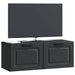 Oglindă TV montată pe perete Pe perete Negru 78,5 x 31 x 30 cm - WALTI WALTI