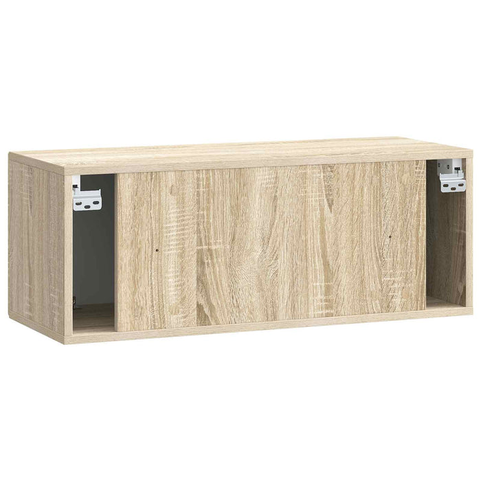 Oglindă TV montată pe perete Stejar Sonoma 78,5 x 31 x 30 cm - WALTI WALTI