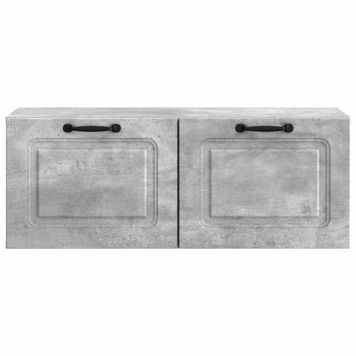 Oglindă TV montată pe perete Gri Beton 78,5 x 31 x 30 cm - WALTI WALTI