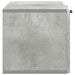 Oglindă TV montată pe perete Gri Beton 78,5 x 31 x 30 cm - WALTI WALTI