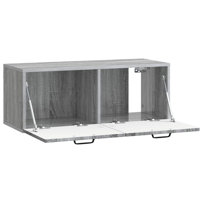 Oglindă TV montată pe perete Sonoma gri 78,5 x 31 x 30 cm - WALTI WALTI