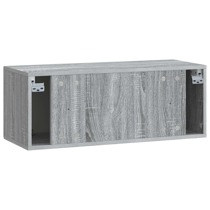 Oglindă TV montată pe perete Sonoma gri 78,5 x 31 x 30 cm - WALTI WALTI
