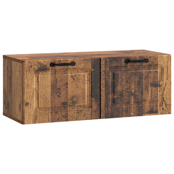 Oglindă TV montată pe perete Lemn vechi 78,5 x 31 x 30 cm - WALTI WALTI