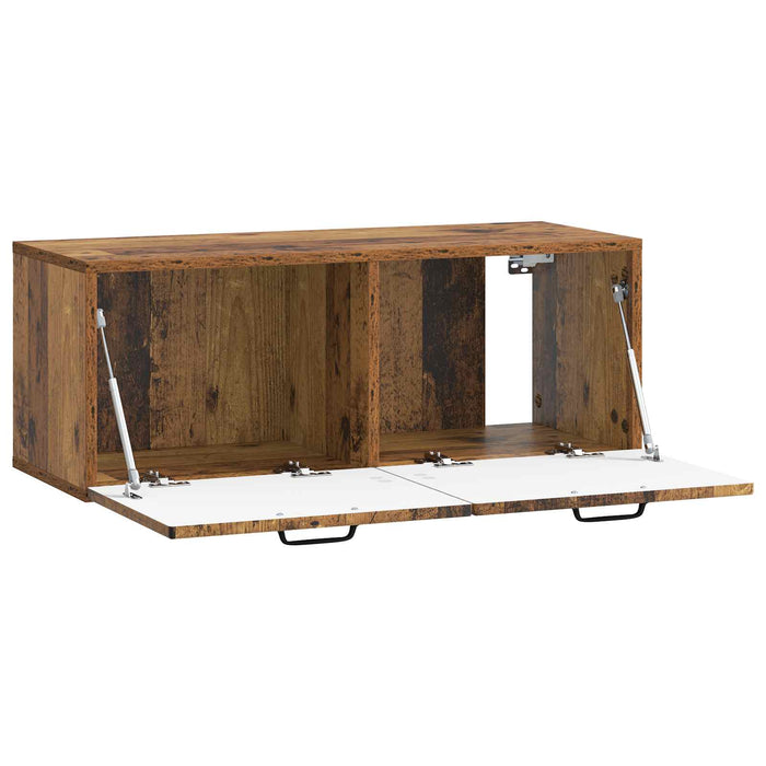 Oglindă TV montată pe perete Lemn vechi 78,5 x 31 x 30 cm - WALTI WALTI