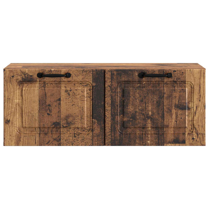 Oglindă TV montată pe perete Lemn vechi 78,5 x 31 x 30 cm - WALTI WALTI