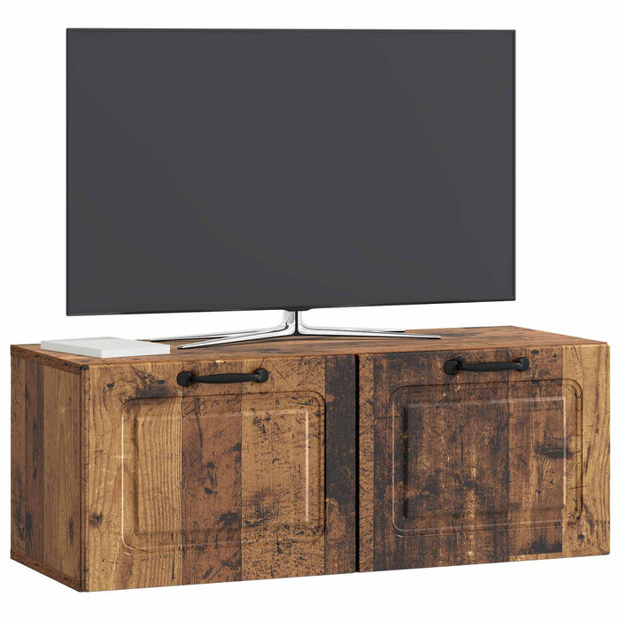 Oglindă TV montată pe perete Lemn vechi 78,5 x 31 x 30 cm - WALTI WALTI