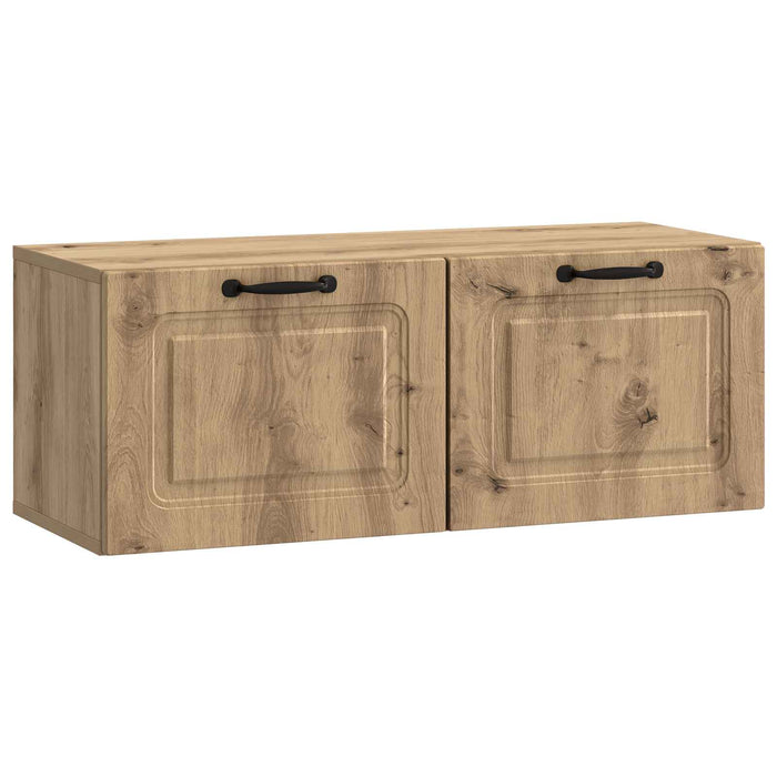 Oglindă TV montată pe perete Stejar Artizanal 78,5 x 31 x 30 cm - WALTI WALTI