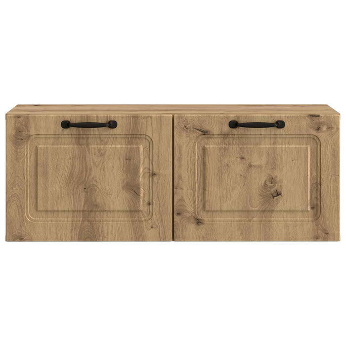 Oglindă TV montată pe perete Stejar Artizanal 78,5 x 31 x 30 cm - WALTI WALTI