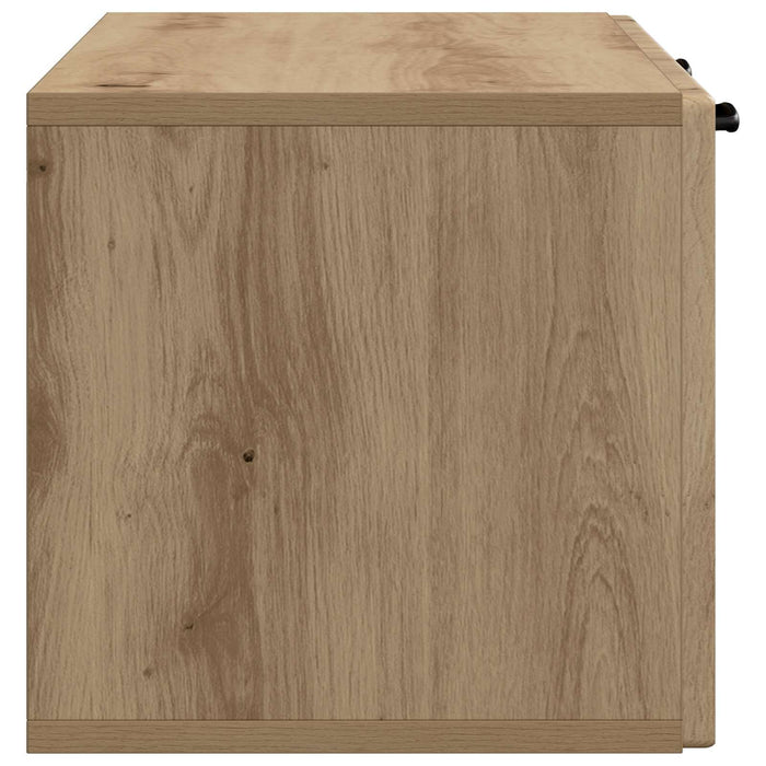 Oglindă TV montată pe perete Stejar Artizanal 78,5 x 31 x 30 cm - WALTI WALTI