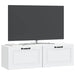 Oglindă TV montată pe perete Alb 98 x 31 x 30 cm Lemn prelucrat - WALTI WALTI