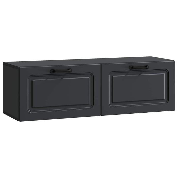 Oglindă TV montată pe perete Pe perete Negru 98 x 31 x 30 cm - WALTI WALTI