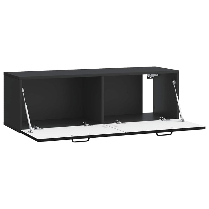 Oglindă TV montată pe perete Pe perete Negru 98 x 31 x 30 cm - WALTI WALTI
