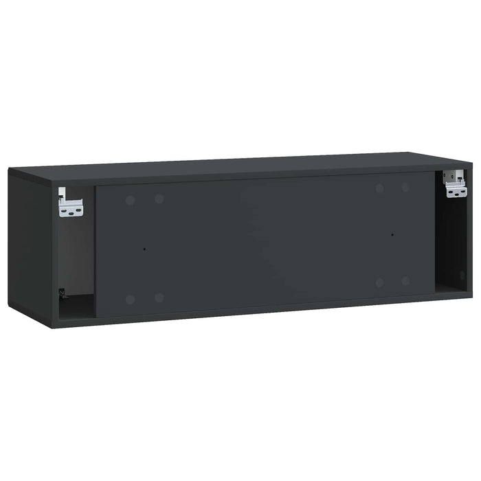 Oglindă TV montată pe perete Pe perete Negru 98 x 31 x 30 cm - WALTI WALTI