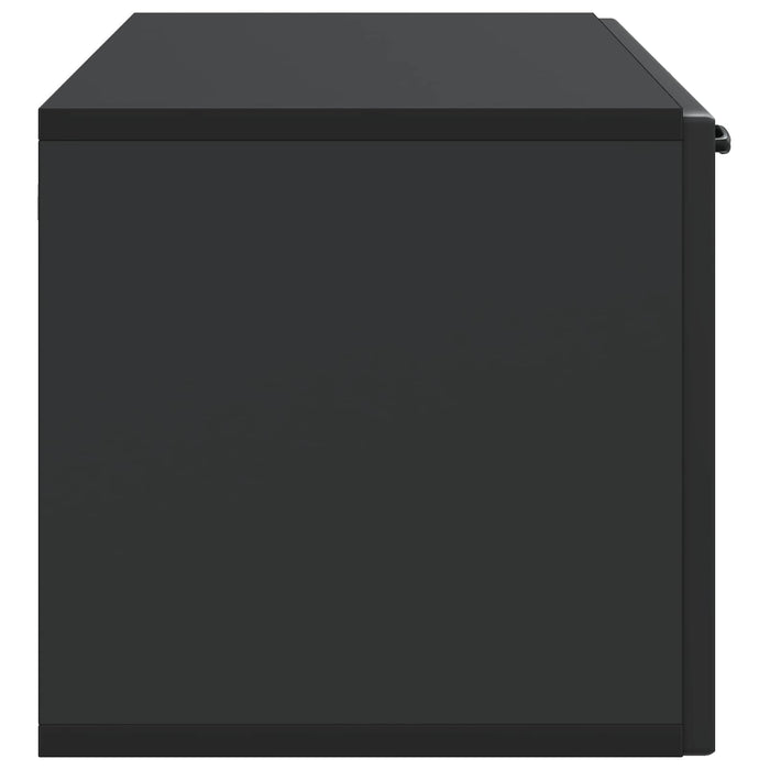 Oglindă TV montată pe perete Pe perete Negru 98 x 31 x 30 cm - WALTI WALTI