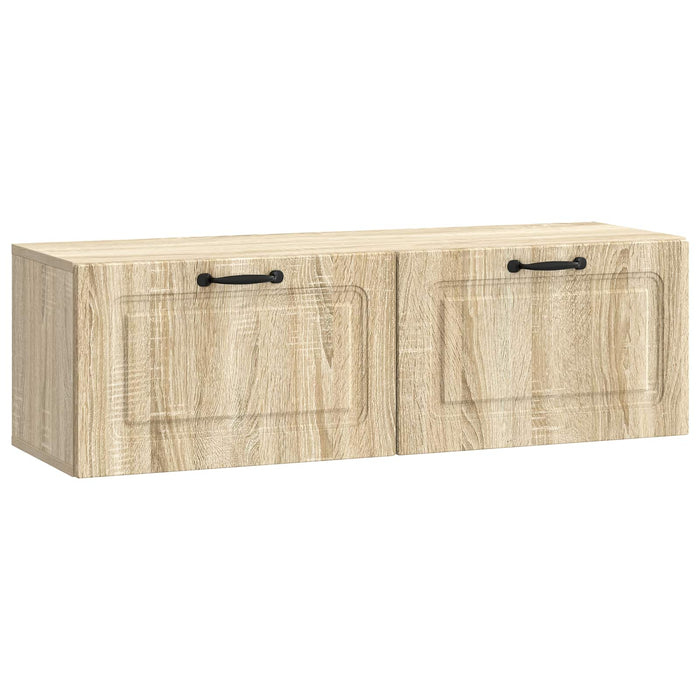 Oglindă TV montată pe perete Stejar Sonoma 98 x 31 x 30 cm - WALTI WALTI