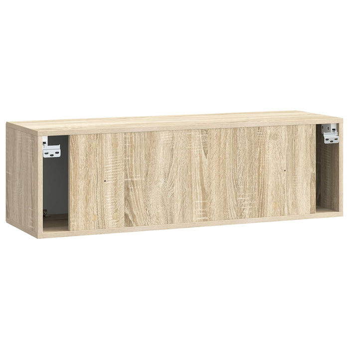 Oglindă TV montată pe perete Stejar Sonoma 98 x 31 x 30 cm - WALTI WALTI